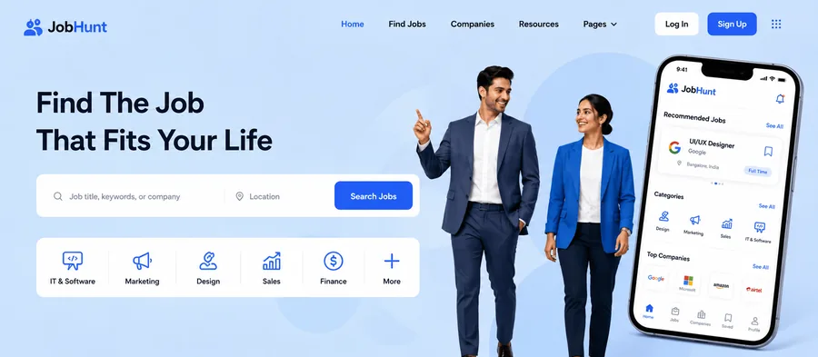 Job Portal preview